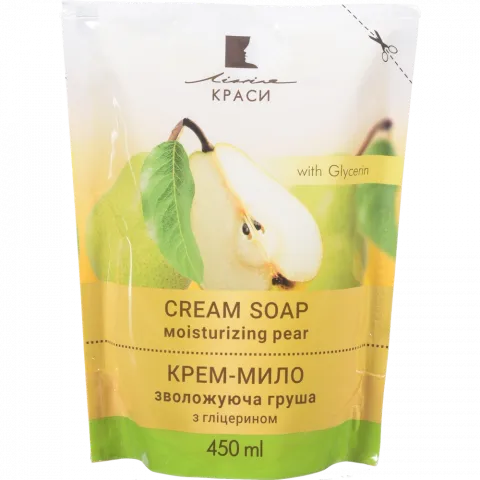 Крем-мило Лінія краси 450 мл д/пак. Зволожуюча груша