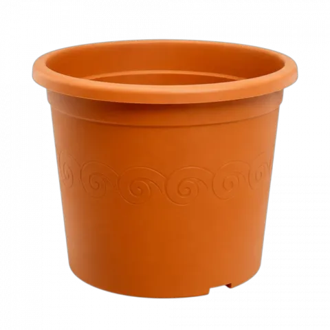 Горщик д/квітів PP Plastica 40 см теракотовий DP40-R624 И681 (Польща)