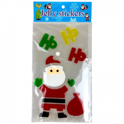 Наліпки новорічні силіконові 15х20 см WGS-5144 9245 И846