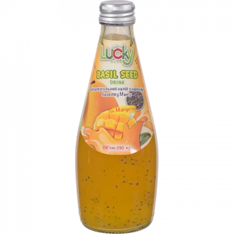 Напій б/алк. Lucky 290 мл Манго з насінням базиліку