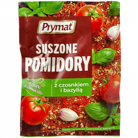 В`ялені помідори Prymat 15 г з часником та базиліком И312