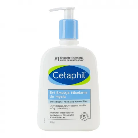 Міцелярна емульсія д/обличчя Cetaphil 500 мл Очищуюча