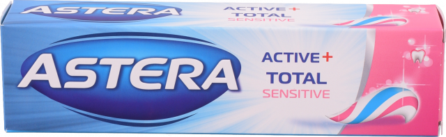 Зуб. паста Astera 110 г Active+Total+Sensetive (Болгарія) И419