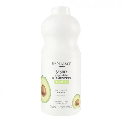 Шампунь Byphasse 750 мл д/сухого волосся з авокадо