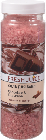Сіль д/ванн Fresh Juice 700 г Chocolate and Cinnamon