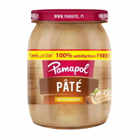 Паштет Pamapol 490 г із птиці И173 (Польща)