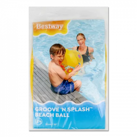 Бествей 31036 М`яч пляжний 51см Клякса` 2+`