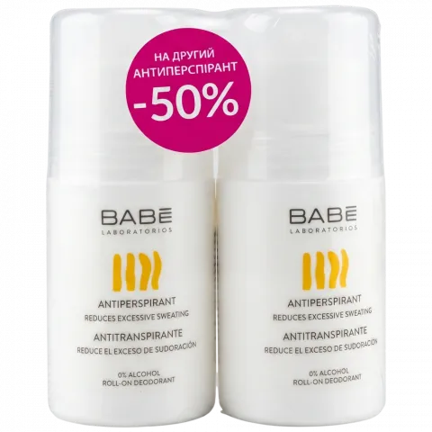Дезодор Babe 2х50 мл кульк. -50 на другий
