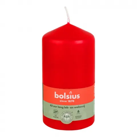 Свіча Bolsius 130/58 черв. 43 год. арт. 103615300341