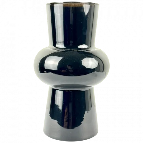 Ваза скл. 8х20 см чорна арт. 1020-64591 И189