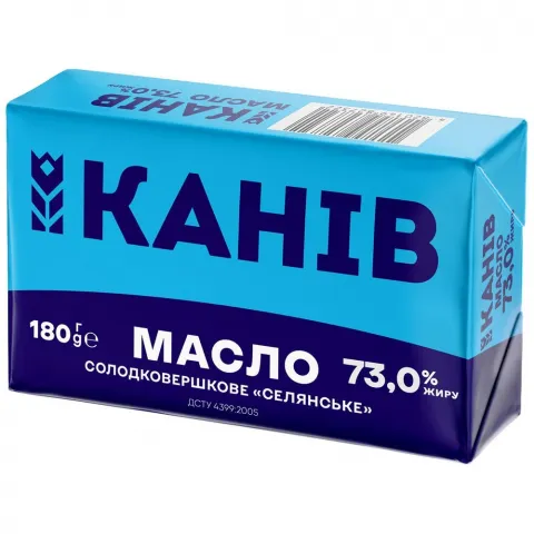 Масло Канів 73 180 г Селянське