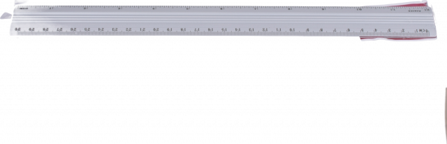 Лінійка 30 см алюмінієва Axent 7430-А