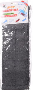Запаска Yonic д/швабри 3701 мікрофібра 40х10 см Black И568