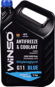 Антифриз Winso 5 кг Blue G11