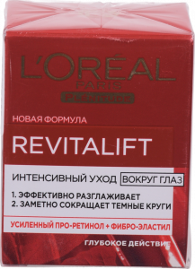 Крем під очі L`Oreal 15 мл бан. DE Revitalift