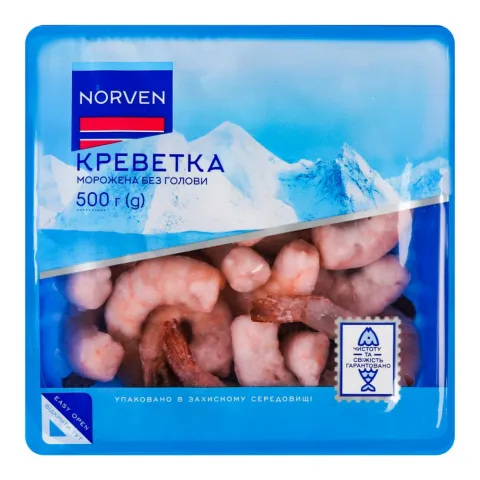 Креветка Norven 500 г сира б/г чищена