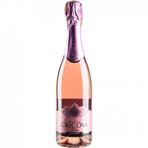 Вино ігристе Cricova Planeta-Vin 0,75 л н/сол. рожеве