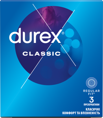 Презервативи Durex 3 шт. Classic