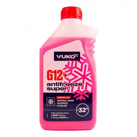 Рідина охолод. Yuko Antifreeze -32 Super G12+ черв. 1кг