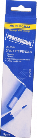 Набір олівців дкреслення BuroMax 6 шт. Professional BM.8564
