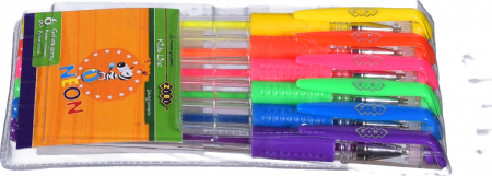 Набір гелевих ручок ZiBi 6 шт. Neon