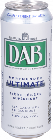 Пиво DAB 0,5 л з/б Ultimate Light