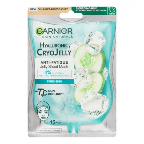 Маска-желе д/обличчя Garnier 27 г гіалурон. з ефектом охолодження та зволоження