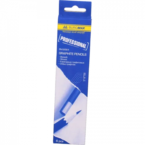 Набір олівців д/креслення BuroMax 6 шт. Professional BM.8564