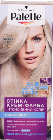 Фарба д/волосся Schwarzkopf Palette ICC 10-1 (С10) Сріблястий блондин