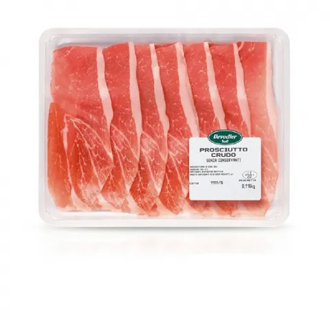 Прошуто DEVODIER CRUDO 100г нарізка фас. И709 (Італія)