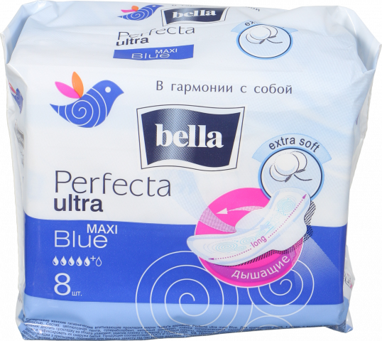 Прокладки Bella 8 шт. Perfecta Ultra Maxi Blue