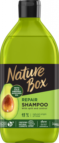 Шампунь Nature Box 385 мл Авокадо д/ослабленого та тьмяного волосся