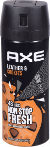 Дезодор Axe 150 мл спрей д/чол. Шкіра і печеньки