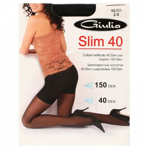Колготи жін. Giulia Slim 40 Nero 2