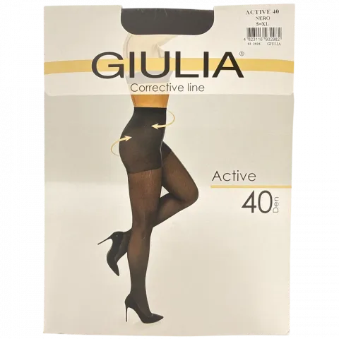 Колготи жін. Giulia Active 40 Nero 5XL