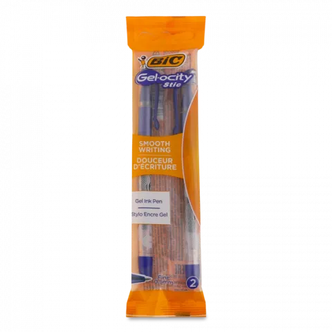 Ручка гелева Bic Gel-ocity Stic синя уп 2шт.