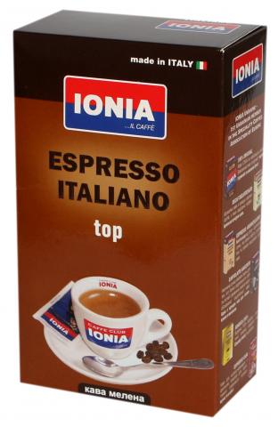 Кава Іонія 250 г мел. Espresso Italiano TOP