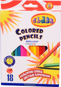 Набір олівців кольорові Class Premium 18 шт. 1618/2