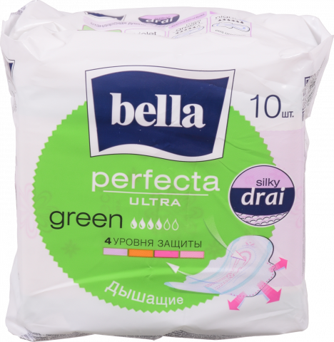 Прокладки Bella 10 шт. Perfecta Ultra Green