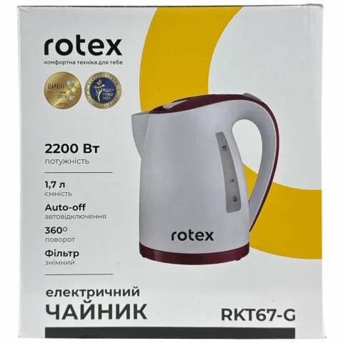 Електрочайник Rotex RKT67-G