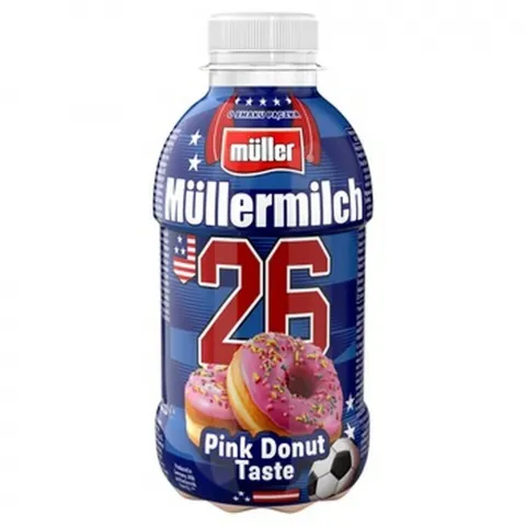 Молочний шейк Muller 400 г США Рожевий донат (Німеччина)