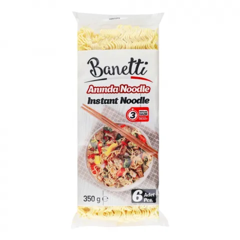 Локшина швидкорозч. Banetti 350г звичайна (Туреччина)