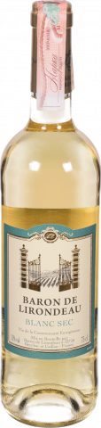 Вино Кастель Барон Лірондо 0,75 л сух. біле