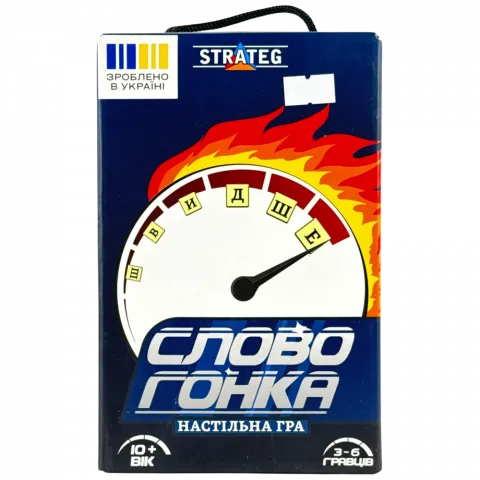 Настільна гра Strateg Словогонка укр. 30824