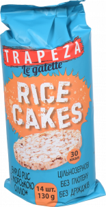 Галети Трапеза 130 г рисові з морською сіллю