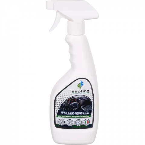 Засіб д/очищення та полірування пластика SAPFIRE 500 мл 750004