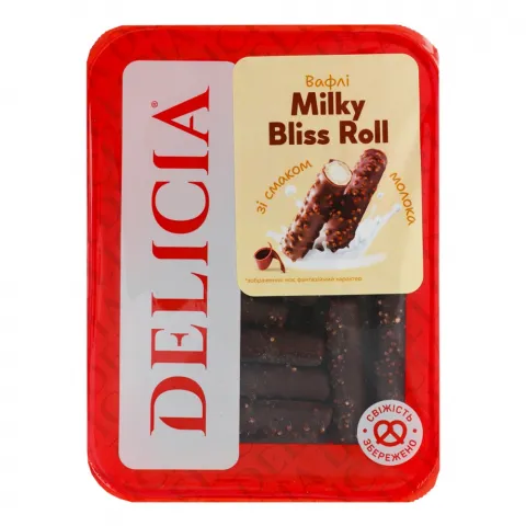 Вафлі Деліція 450 г Milky Bliss Roll