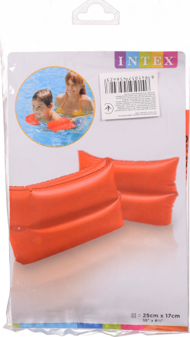 INTEX Нарукавники для плавання, помаранчевий колір, 25х17 см, 6-12 років арт. 59642