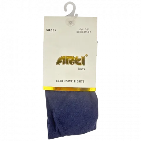Колготи д/дів. Arti 600015 50ден р. 5-6 синій И127(Тур)