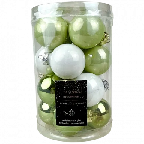 Куля різдвяна 35мм скло ARB102170 И881 (КІН)